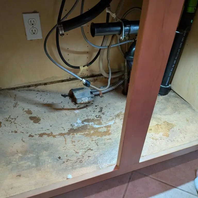 Cabinet Floor Replacement in Modesto — electrical box floor repair