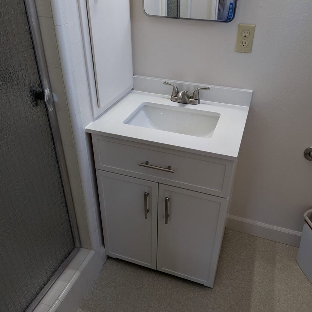 Bathroom Vanity Installation in Ripon — bathroom upgrade